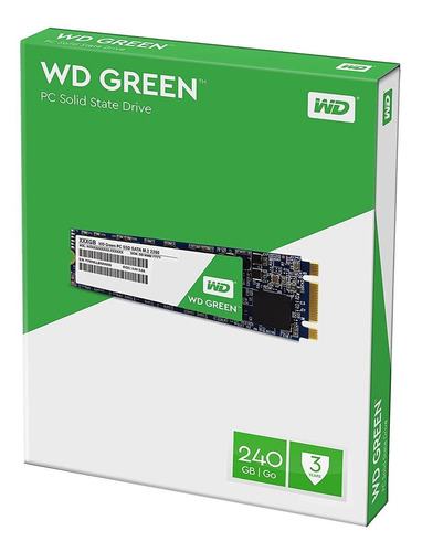 Disco sólido interno Western Digital WD Green WDS240G1G0B 240GB verde