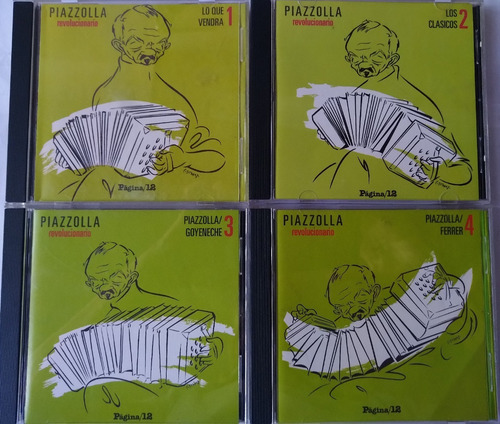 Colección Página/12: Piazzola Revolucionario. 4 Cd's - Tango