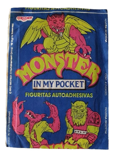 Sobre Cerrado Monster In My Pocket Año 1992 Cromy