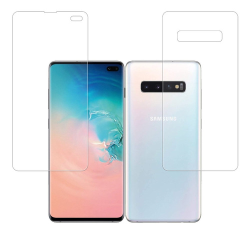 Mica De Hidrogel Delantera Y Trasera Samsung Galaxy S10 Plus