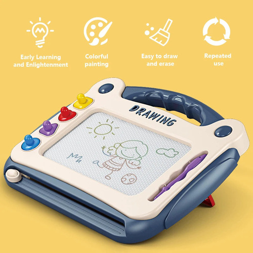 ~ Tablero De Dibujo Magnético Para Niños, Tablero De