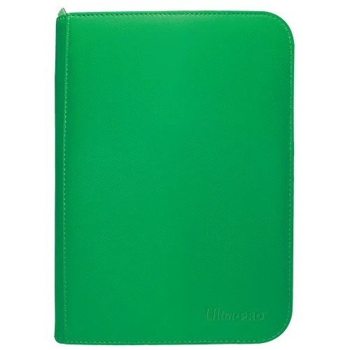 Ultrapro Vivid 4-pocket Zippered Pro-binder - Green