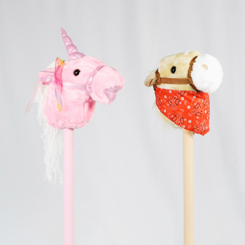 Cabeza De Caballo Unicornio Mega Baby Palo Peluche