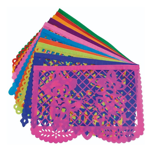 Imagen 2 de 5 de Papel Picado - Enramada Charrería En Papel