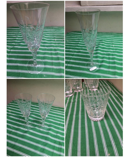 Imagen 3 de 6 de Juego De 92 Copas Y Vasos Varios, 2 Jarras No Envio Talladas