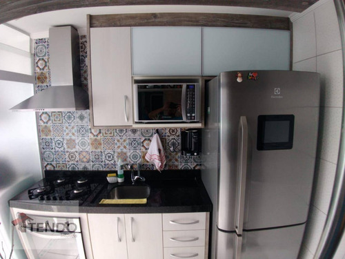 Imagem 12 de 15 de Apartamento Com 2 Dormitórios À Venda, 48 M² Por R$ 225.000,00 - Parque São Vicente - Mauá/sp - Ap2882