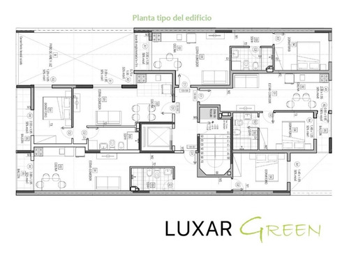 Imagen 5 de 5 de Apartamento La Aguada Venta 1 Dormitorio Venezuela Y Nicaragua Ed. Luzar Green Al Frente