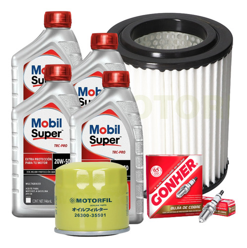 Kit Afinación Honda Cr-v 2002-2006 2.4l Mobil 20w50 B/ghoner