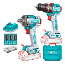 Comprar Taladro Percutor 66nm + Llave Impacto 400nm Total Tckli20275