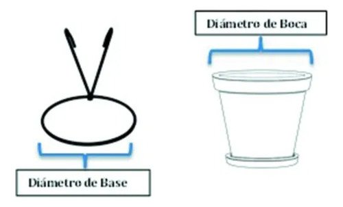 Porta Maceta Aro Redondo 16 - Gancho Reja Plastificado Blanco Balconera