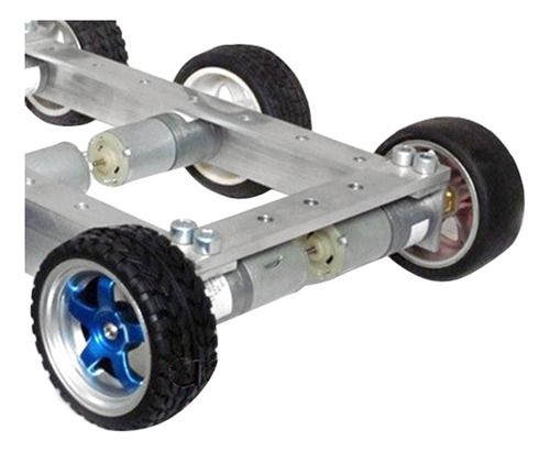 Chasis De 6wd Robot Chassis Con 6pcs Motors Visualización