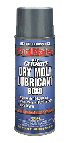 Aerosol Dry Moly Lubricant Crown 6080