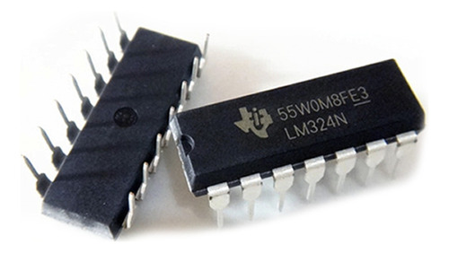 5 X Lm324 Lm-324 Lm324 Lm324n Amplificador Operacional Dip14