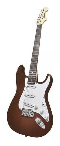 Guitarra Electrica Stratocaster Newen St Natural Wood 