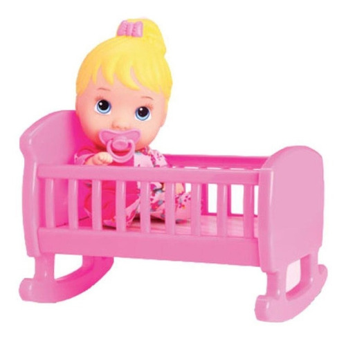 Boneca Little Dolls Bercinho Alive Baby Divertoys Menina