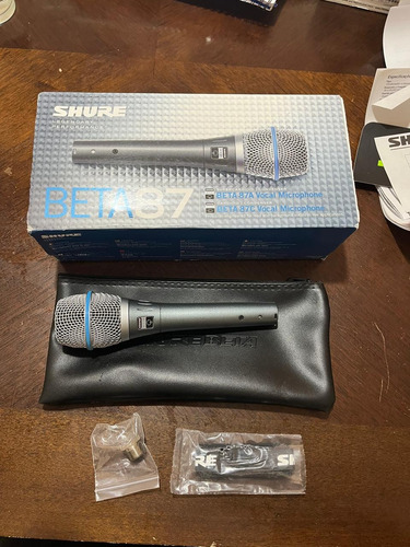 Micrófono Shure Beta 87a Supercardioid - Condenser (Usado)