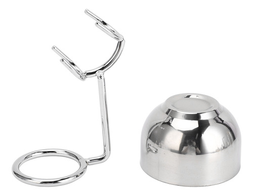 Soporte Para Tazas De Afeitar Y Jabonera Para Barbero