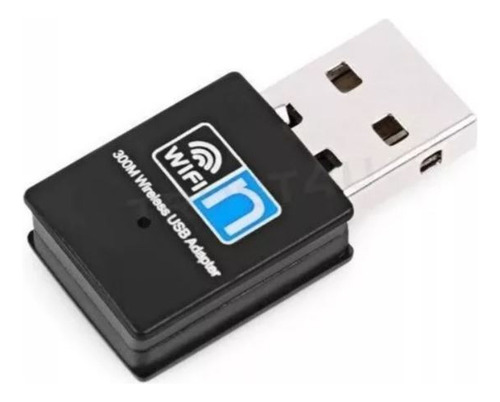 Adaptador Nano Placa Usb 2.4ghz Wifi 300mbps 802.11n