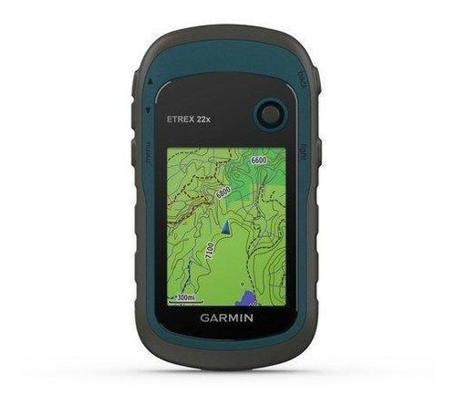 Gps Portátil Garmin Etrex 22x Mapa Topo Roteavel America Sul Azul-marinho