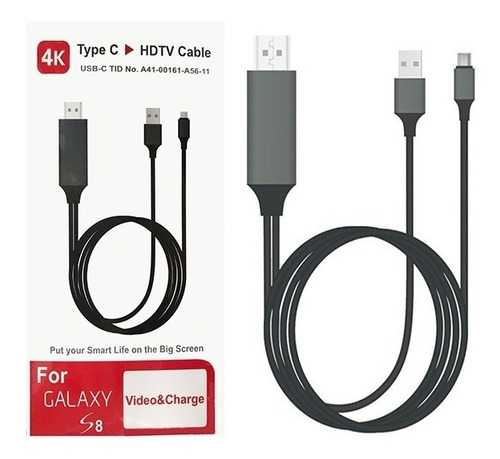 Imagem 9 de 10 de Cabo Hdtv Tipo C Para Hdmi Imagem Do Celular Notebook Em Tv