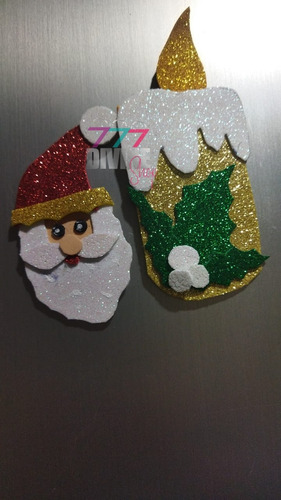 Adornos Navideños Para Neveras Con Iman