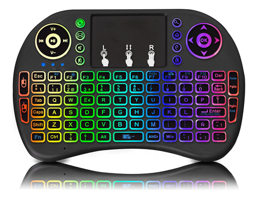 Mini Teclado Led Rgb Pixel Cybertel K236