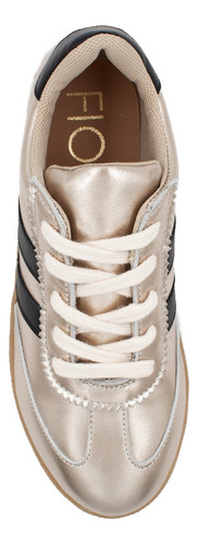 Zapatillas Urbanas De Mujer Cuero Vacuno Gamuzado Fiori Vico