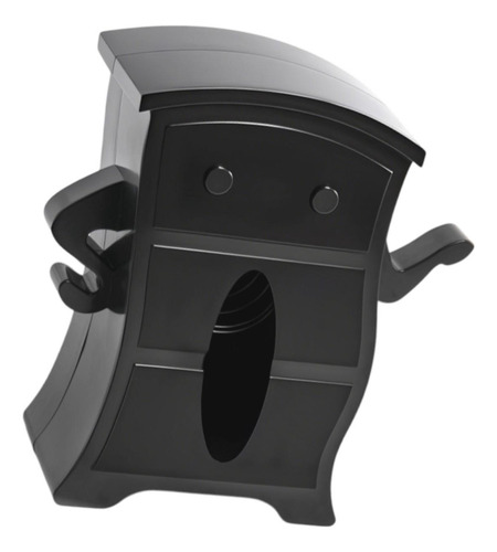 Soporte De Cajas De Pañuelos Caja De Pañuelo Facial Negro
