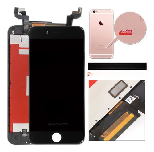 Negro Para iPhone 6s 4,7 Lcd Pantalla Táctil Pantalla Reempl