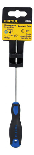 Destornillador De Cruz 1/8 X 4 Mango Comfort Pretul 28082