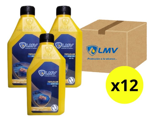 Aceite Lmv Teflolub 20w50 Sl (0.946 Lts) Caja 12 Unidades