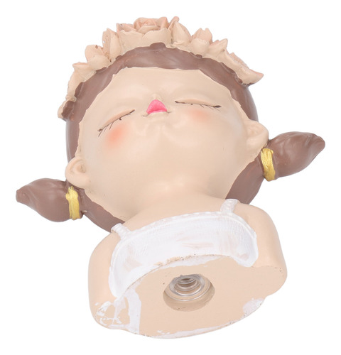 Maceta Con Cabeza De Resina Con Forma Bonita Para Niña