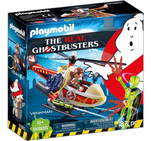 Juguete Helicoptero Ghostbusters Playmobil 37 Pzas Niños 6+ 