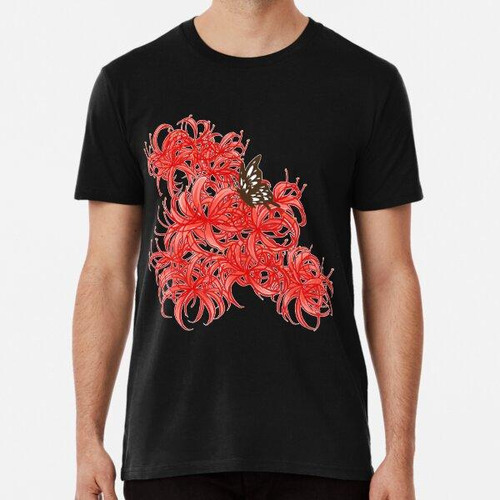 Remera Red Spider Lily Algodon Premium