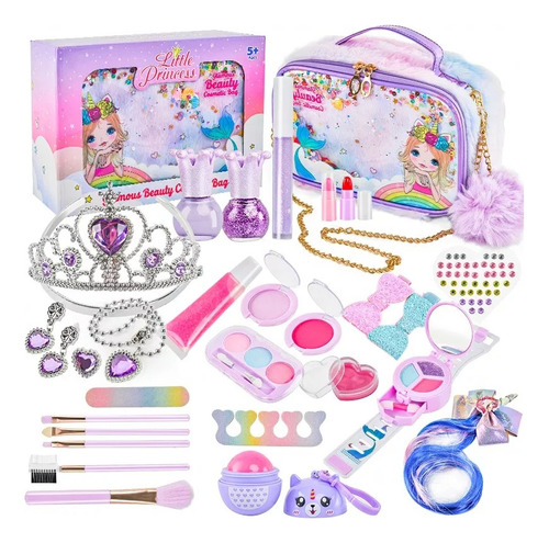 Juego De Juguetes De Maquillaje Cosmético Para Niños Set De