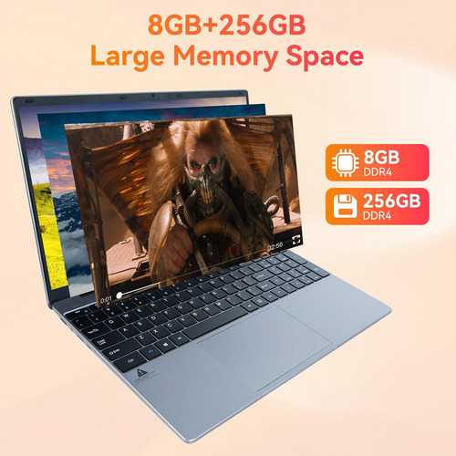 Laptop Urao 15.6 Intel Celeron 8gb Ram 256 Ssd W11 H Gris