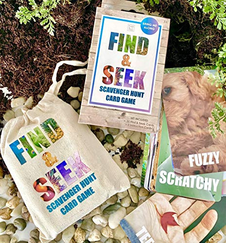 Hapinest Find And Seek Scavenger Hunt Juego De Cartas De Int