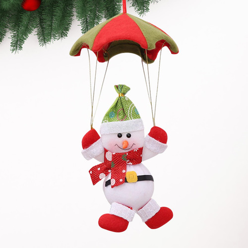Colgante De Navidad Con Paracaídas De Papá Noel, Colgante