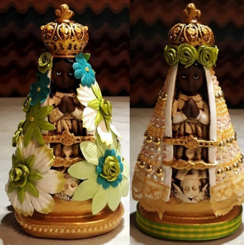 Imagem 8 de 9 de Nossa Senhora Aparecida Mini 15 Cm (para Lembrancinhas)