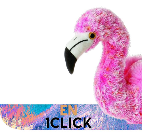 Peluche Aurora Mini Flopsie Ave Flamenco Flamingo Rosa