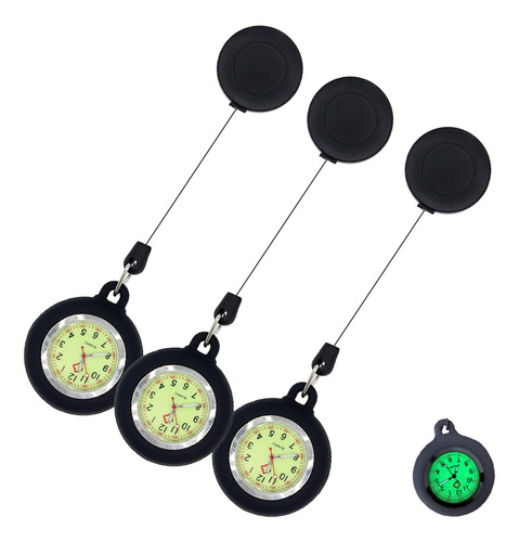 Getlucky Paramedico Luminoso Enfermera Reloj De Bolsillo Par