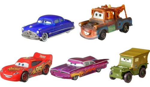 Juego De Carros De Metal Disney Pixars Cars
