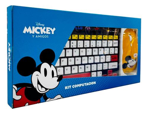 Teclado + Mouse Disney Recargable Dual Bluetooth Minnie