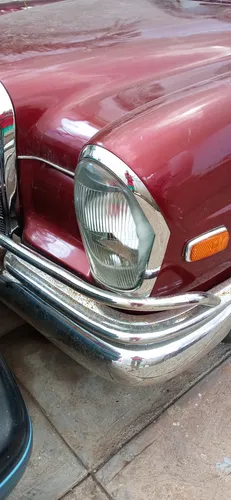 Mercedes Benz 220, Std. 4 Vel. Al Frente, Placas De Antiguo