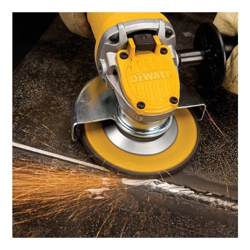Esmeriladora Angular 220v 4 ½'' 900w Dewalt Dwe4120-b2 Color Amarillo Frecuencia 50 Hz/60 Hz