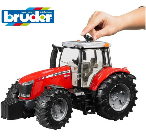 Tractor Massey Ferguson 7624 Escala 1:16 Bruder 3046 Germany