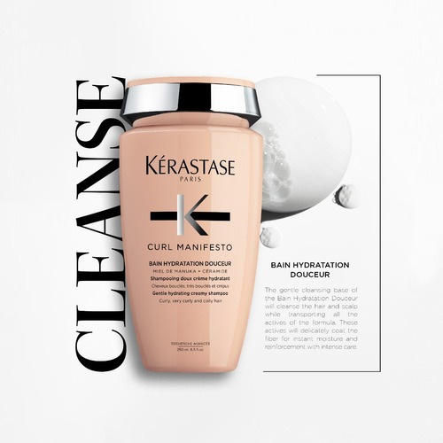 Imagen 3 de 3 de Kerastase Curl Manifesto Shampoo P/rizos 250ml
