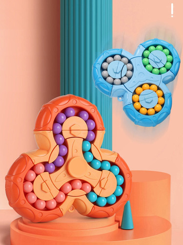 Juguete De Descompresión De Dedos Rotary Magic Bean Cube