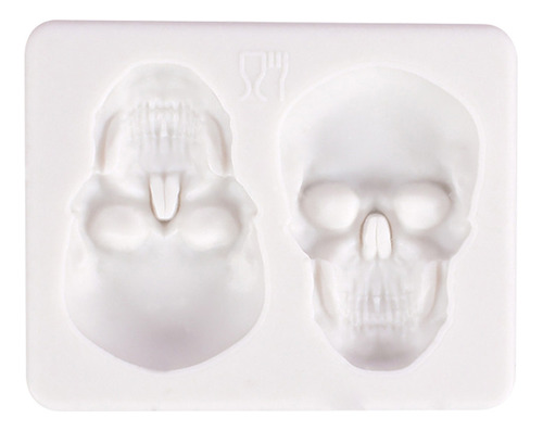 T Baking Kits K1658 Halloween Calavera Molde De Silicona