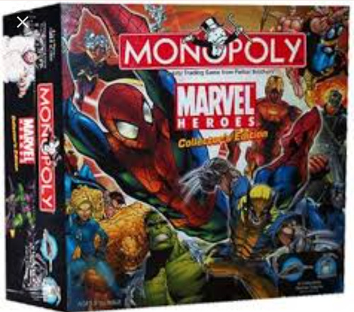 Jogo De Tabuleiro Monopoly Marvel Heroes Collectors Edition 